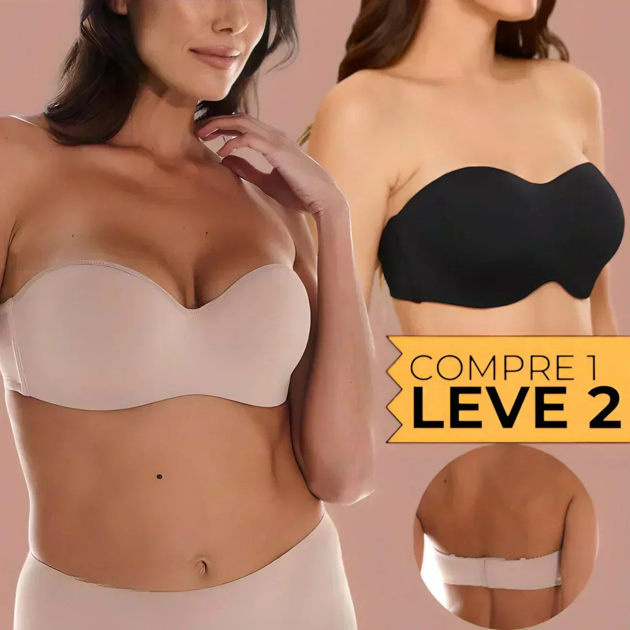 Sutiã Tomara que Caia Bela Comfort - [Compre 1 Leve 2] + Brinde Exclusivo